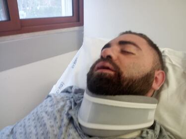 Taranto, le immagini dell'uomo in ospedale dopo l'aggressione 3