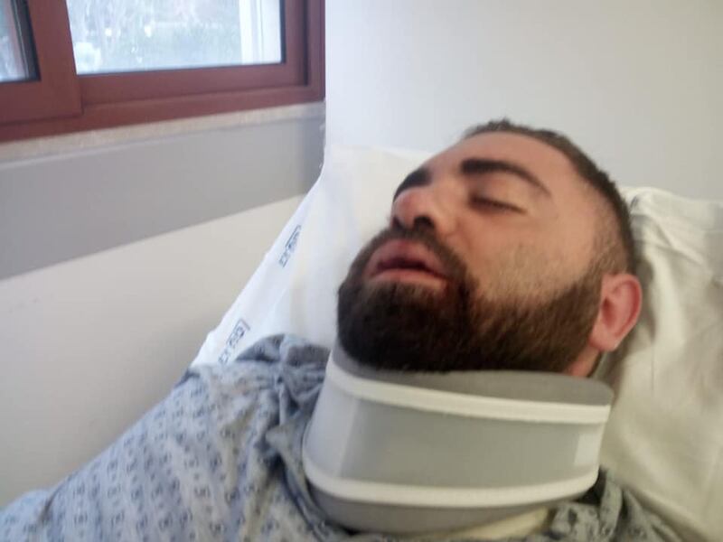 Taranto, le immagini dell'uomo in ospedale dopo l'aggressione 3