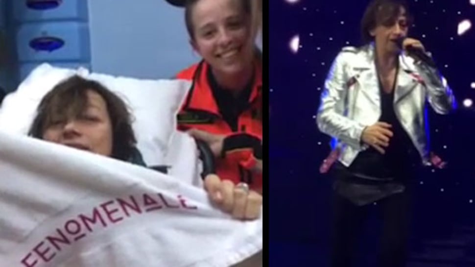 Paura per Gianna Nannini, cade sul palco: "Grosso problema al ginocchio"