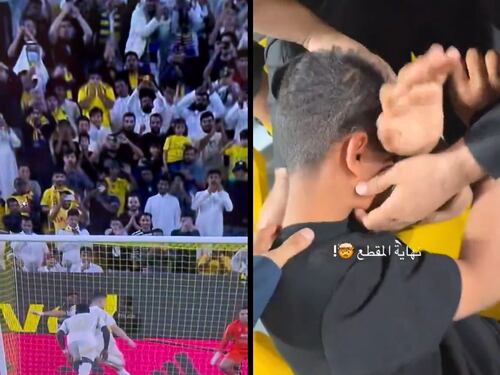 Flop Ronaldo, sbaglia il rigore decisivo e colpisce un bimbo in pieno - Video