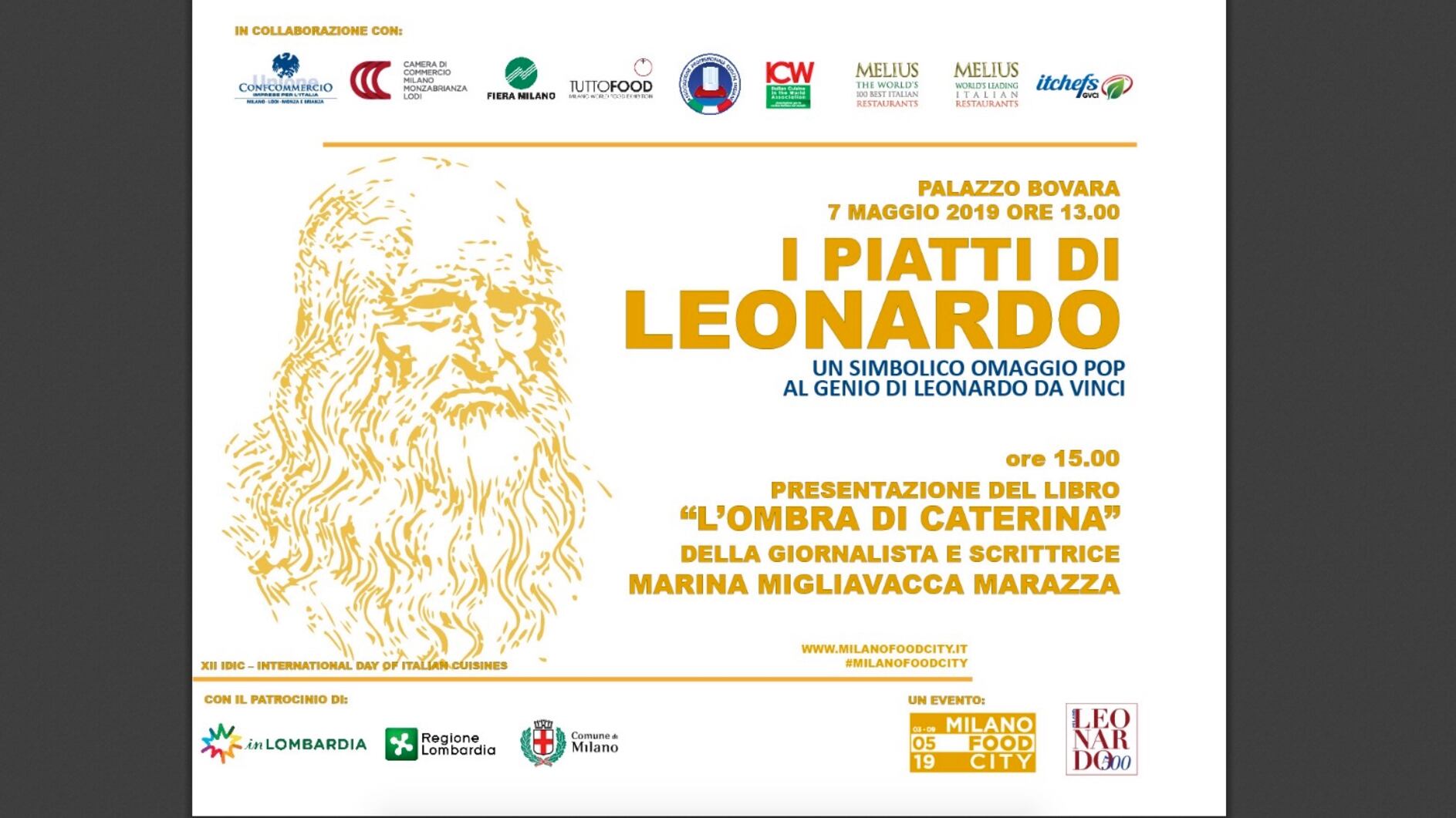 Palazzo Bovara, a tavola con i piatti di Leonardo, un omaggio pop degli chef stellati