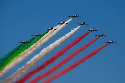 Il suggestivo spettacolo delle Frecce Tricolore  2