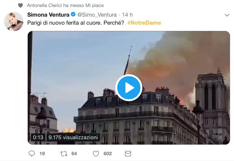 Notre Dame brucia, le reazioni vip: foto 6
