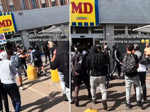 Maranza assaltano il supermercato dopo la scuola: in 50 fanno razzia nelle corsie e il video diventa virale