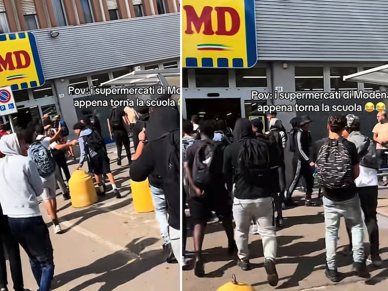 Maranza assaltano il supermercato dopo la scuola: in 50 fanno razzia nelle corsie e il video diventa virale