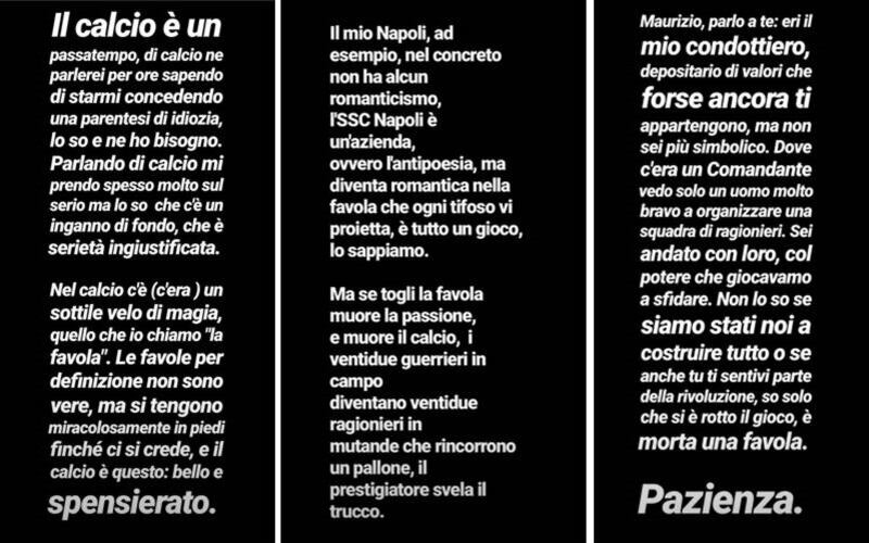 Anastasio vs Maurizio Sarri
