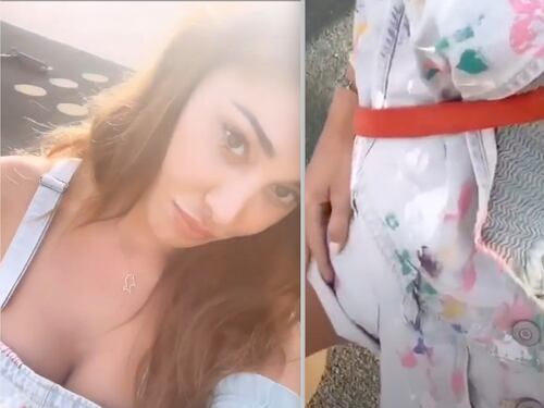 Belen incinta? Il pancione (forse) prende forma