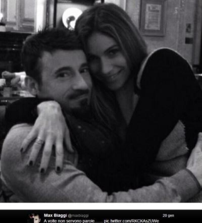 La coppia in una foto da Instagram nel 2014.