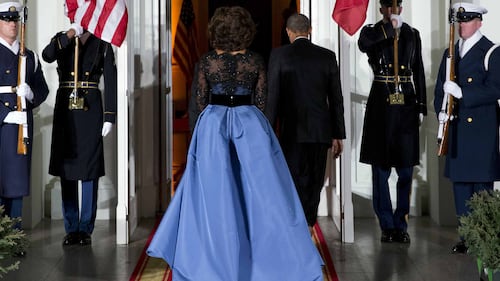 L'abito di Michelle Obama per la visita di Hollande 3
