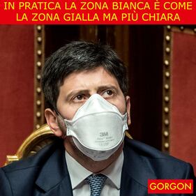 Ecco la satira del giorno. Zona bianca senza speranza 1