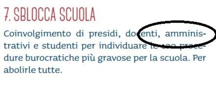 La riforma della scuola? Bocciata in grammatica 3