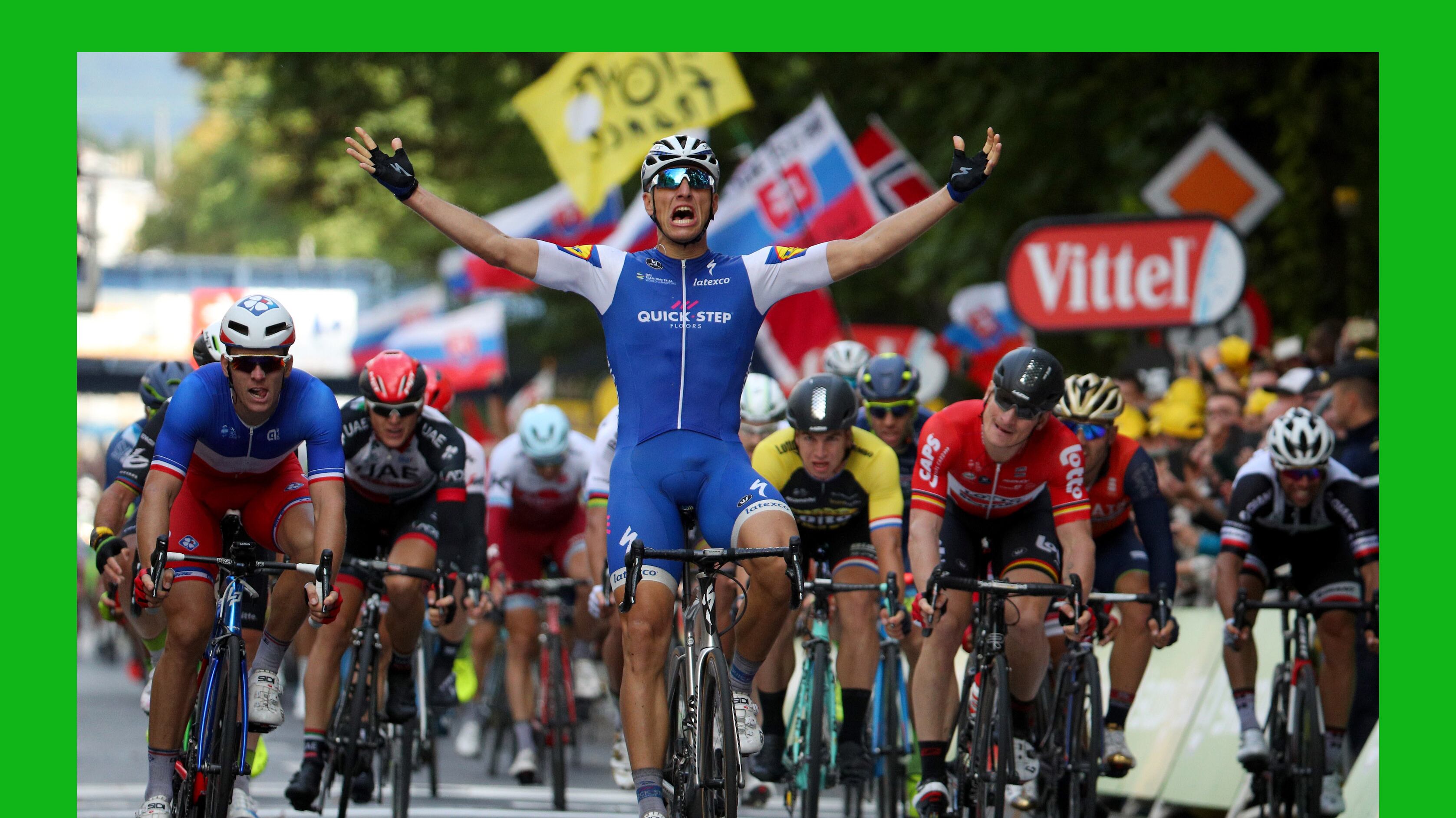 Colbrelli ci prova, ma Kittel firma la prima volata