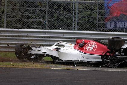 Formula Uno, Monza: la sequenza del terribile incidente di Ericsson 7