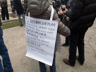 Manifestazioni no vax nel Giorno della memoria 1