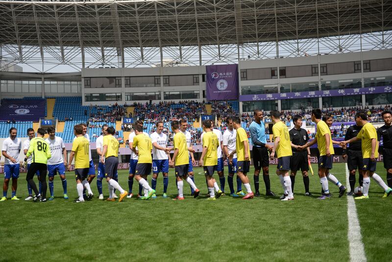Il "Legend team" italiano porta il calcio in Cina 18