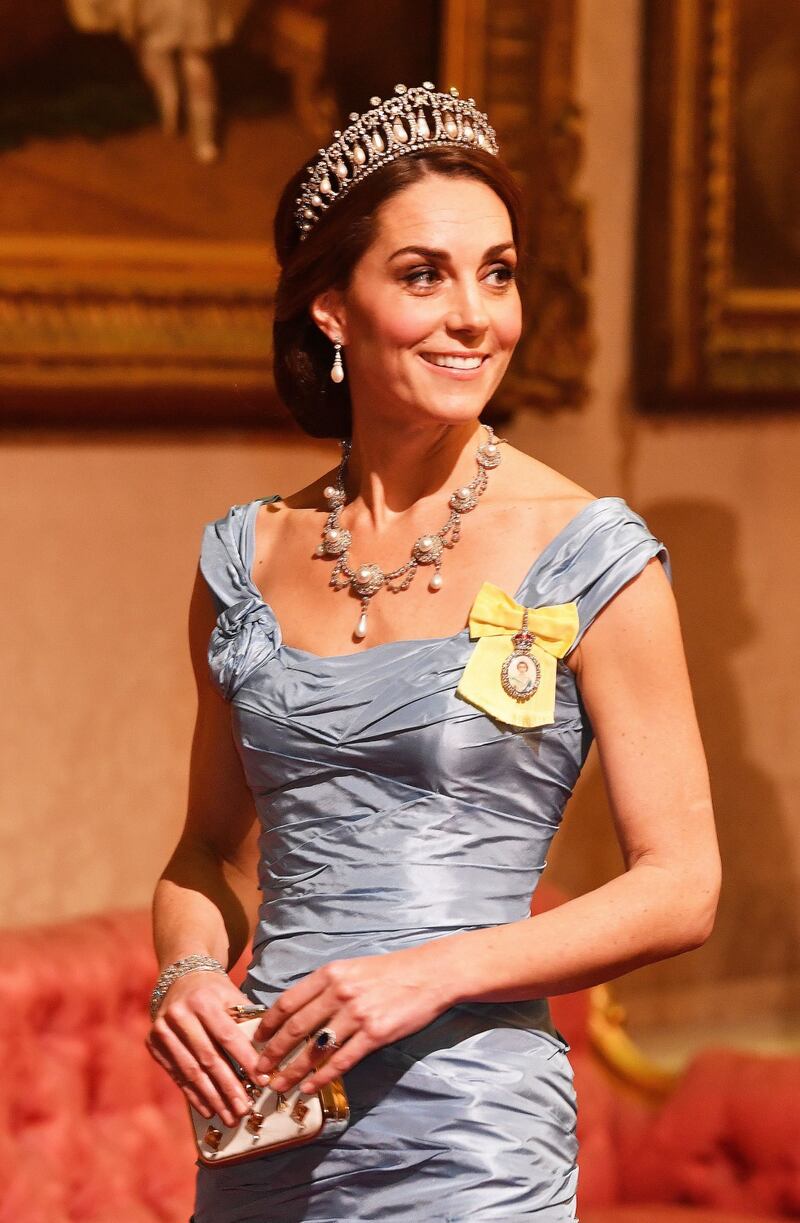 Kate Middleton con la tiara di Diana: foto 1