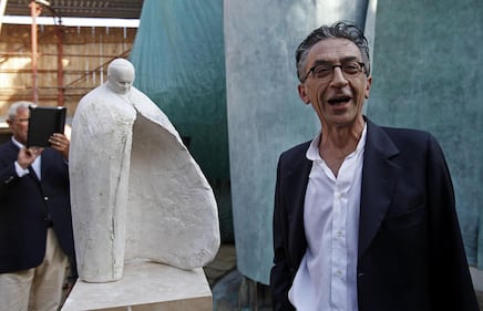 La statua restaurata di Giovanni Paolo II 6
