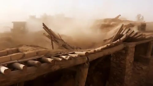 In un video la distruzione del monastero di Mar Elian 9