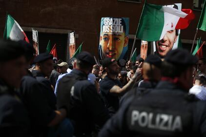 La manifestazione di CasaPound contro lo ius soli 5