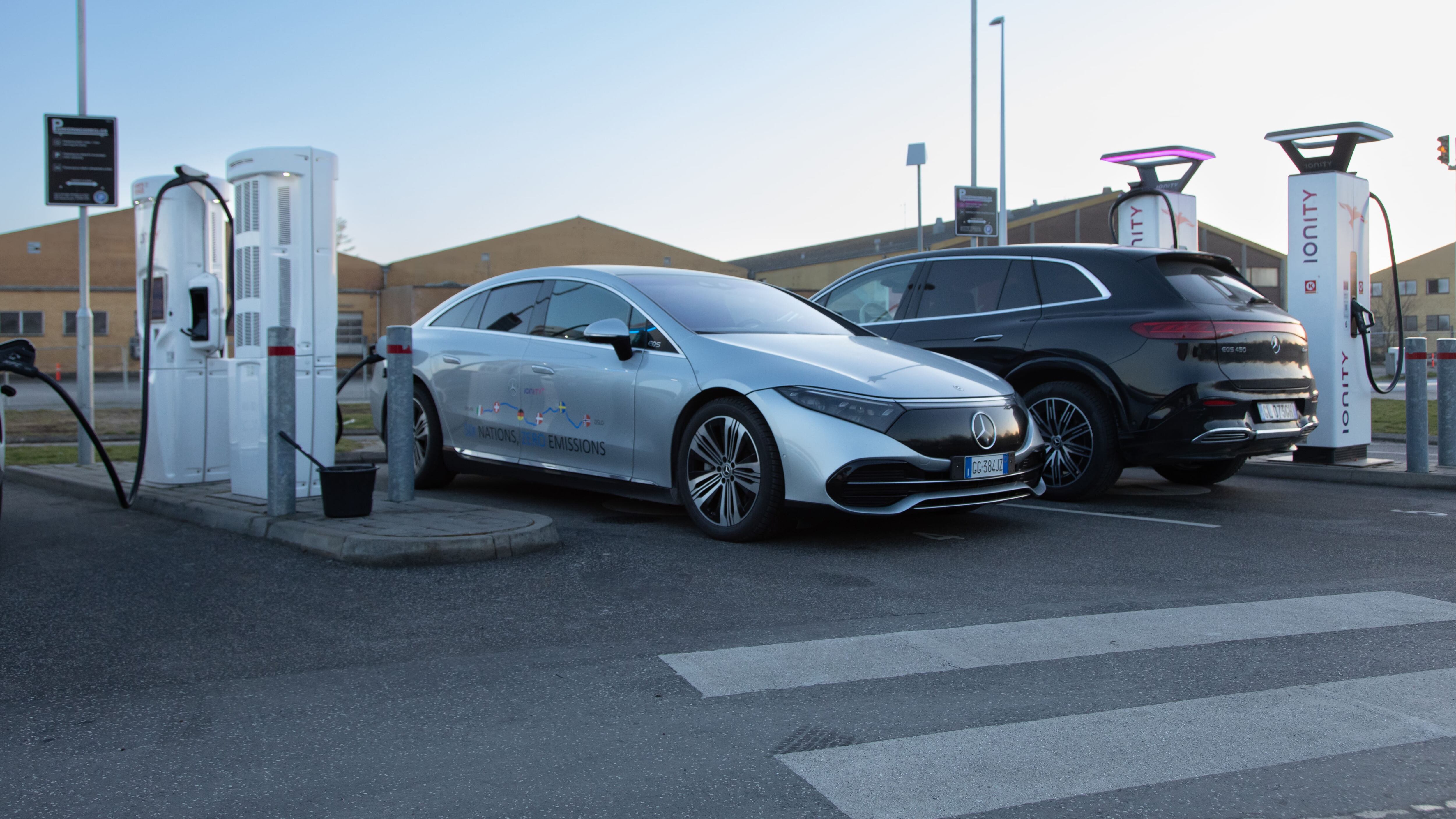 Oslo-Milano, andata e ritorno con le elettriche di Mercedes e la ricarica Ionity