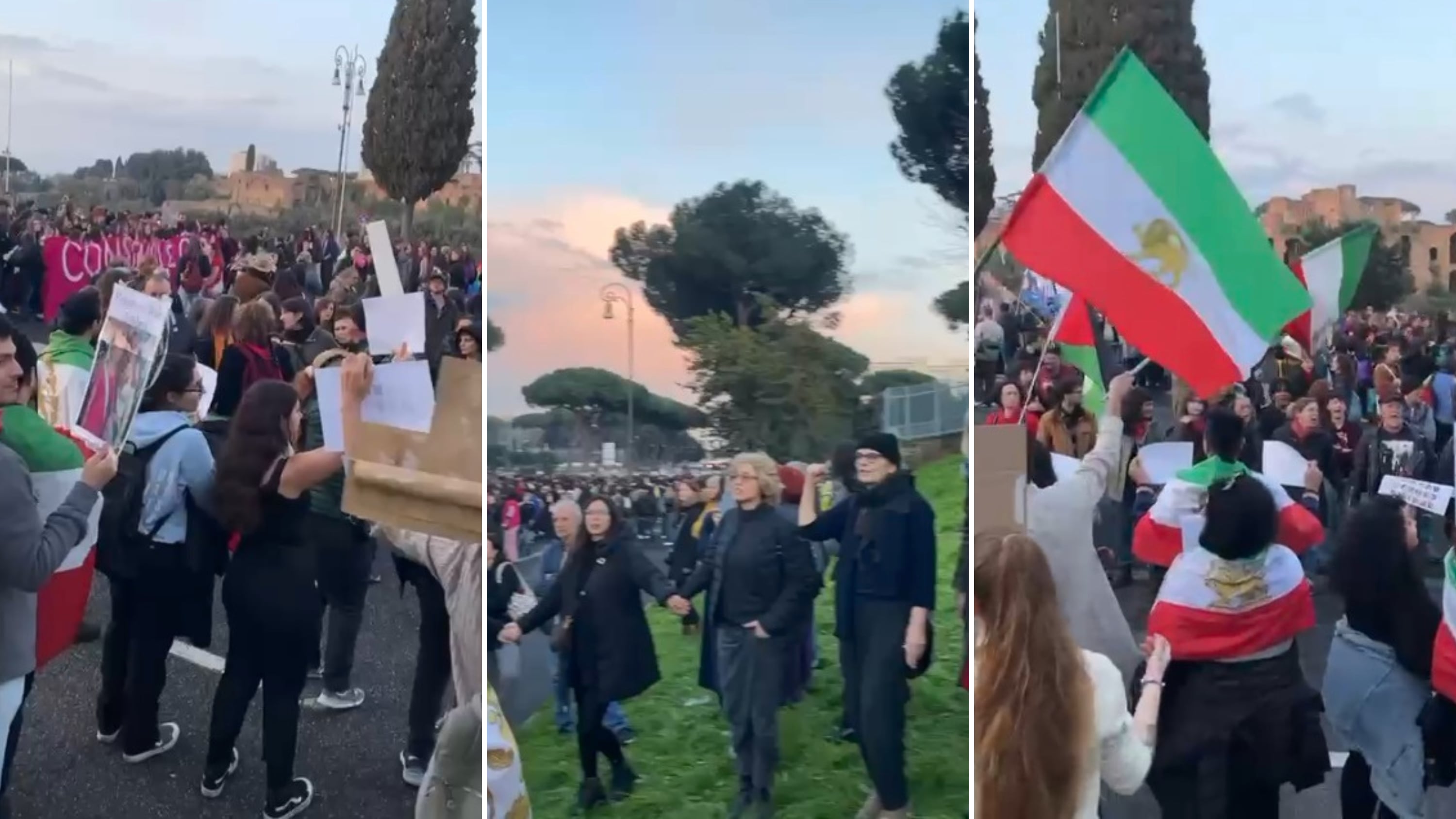 Roma, le transfemministe di Non una di meno cacciano le iraniane che volevano ricordare le donne uccise dal regime