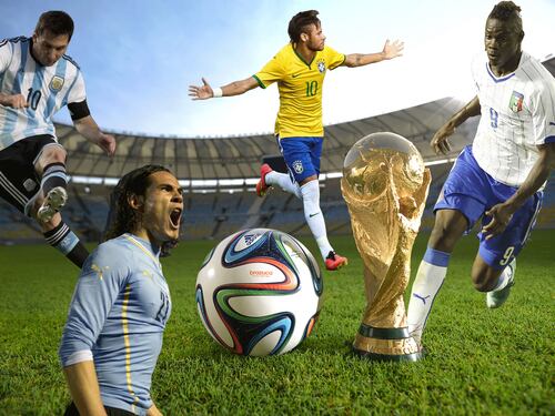 Neymar, Messi, Balotelli e Cavani: tutti i protagonisti di Brasile 2014