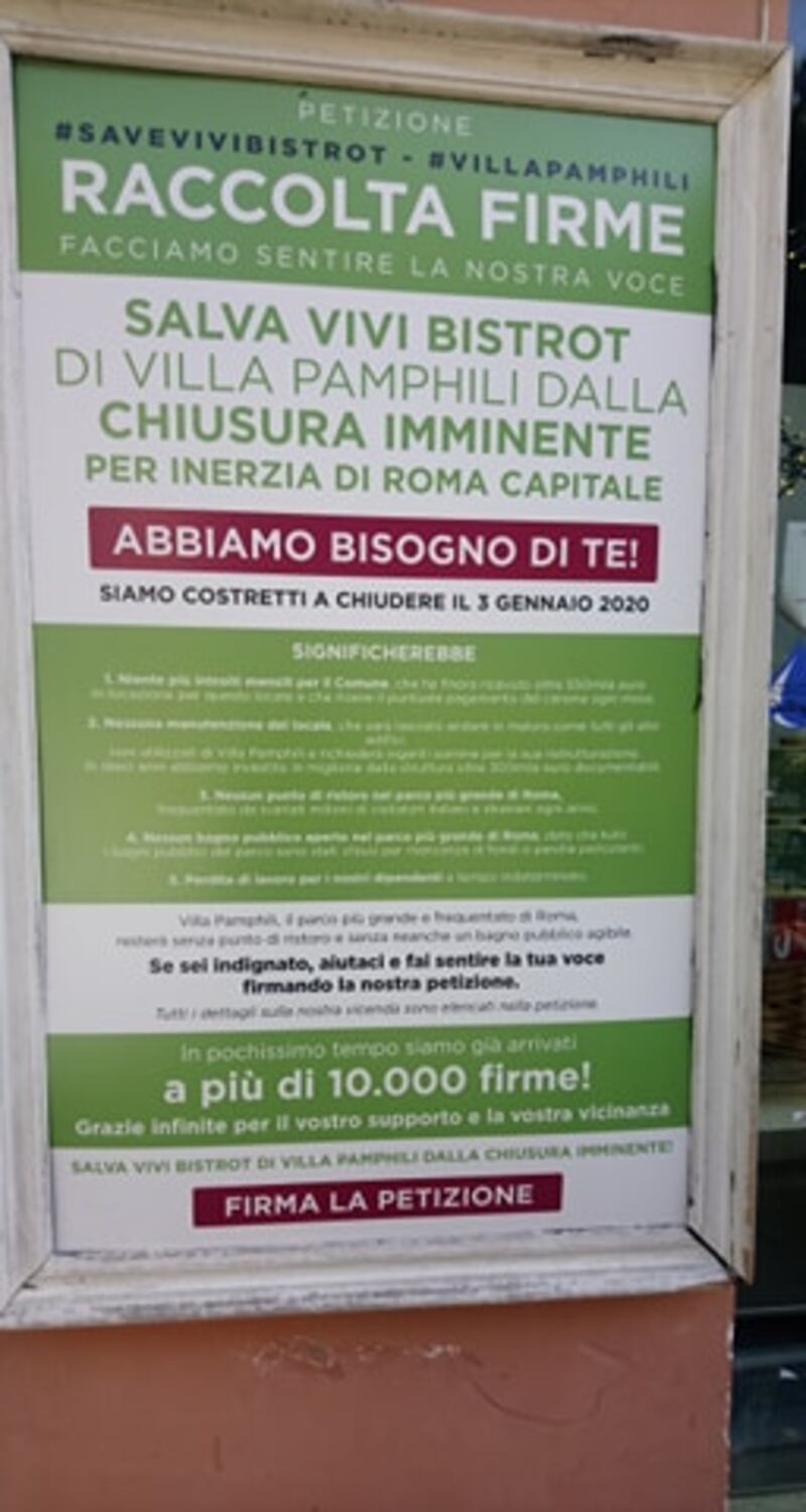 Il Vivi Bistrot di Villa Doria Pamphilii 1