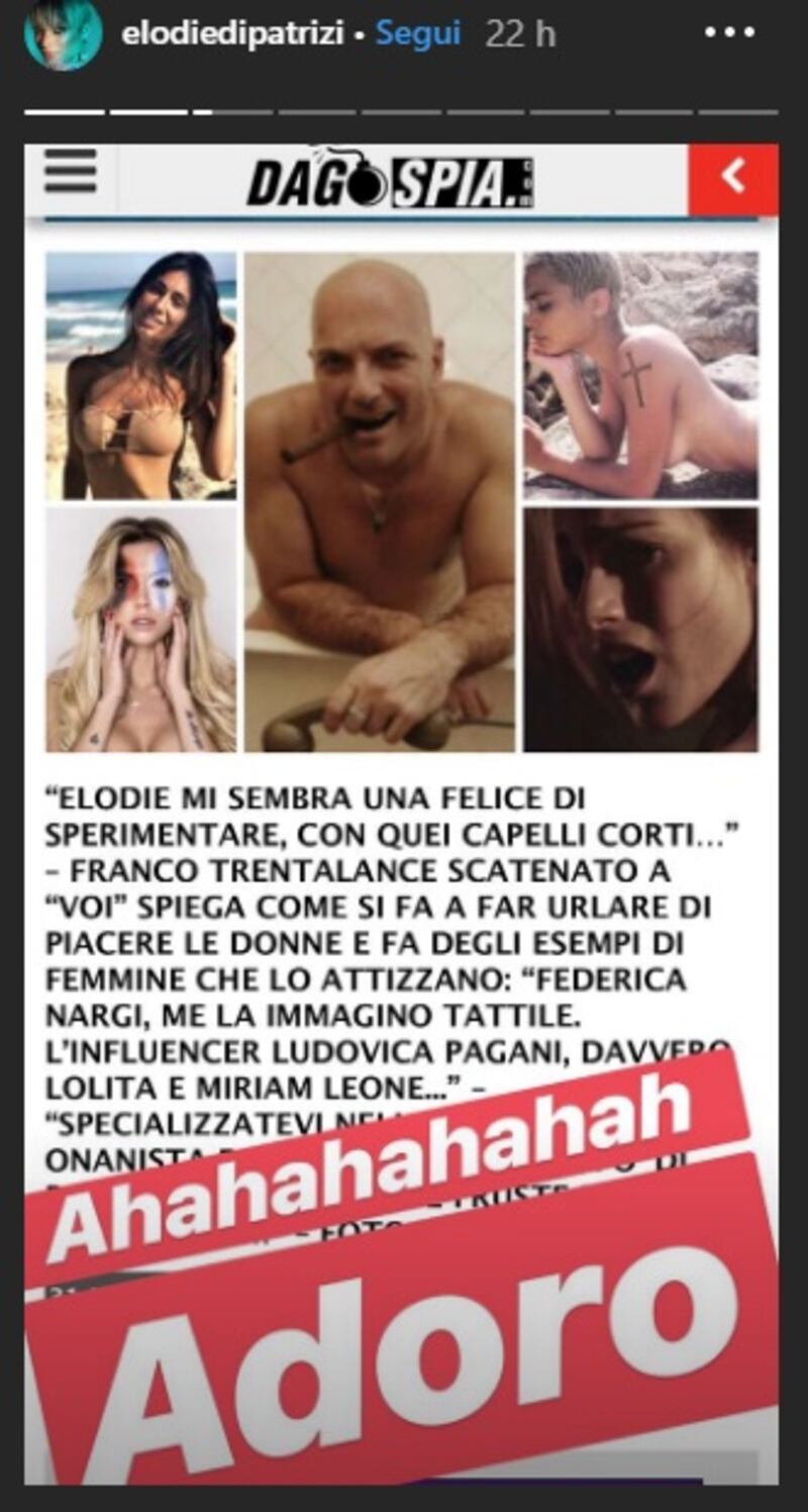 Elodie su Trentalance