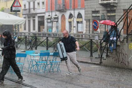 Improvviso temporale a Milano 16