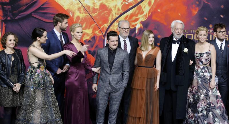 Hunger Games: protagoniste senza reggiseno a Berlino 11