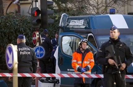 Bruxelles, l'evacuazione della moschea 3