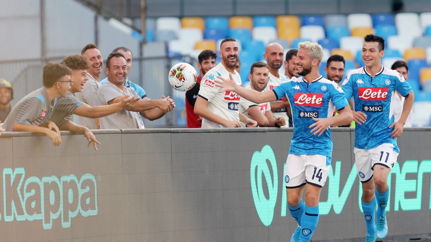 Il Mertens show fa ripartire il Napoli