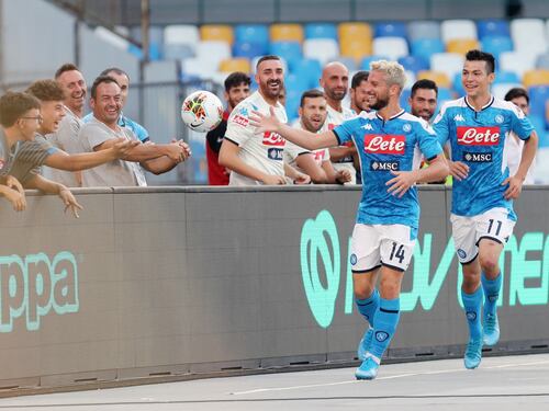Il Napoli vince 2-0 contro la Sampdoria: decide una doppietta di Mertens