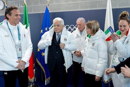Mattarella al Villaggio olimpico di Milano 3