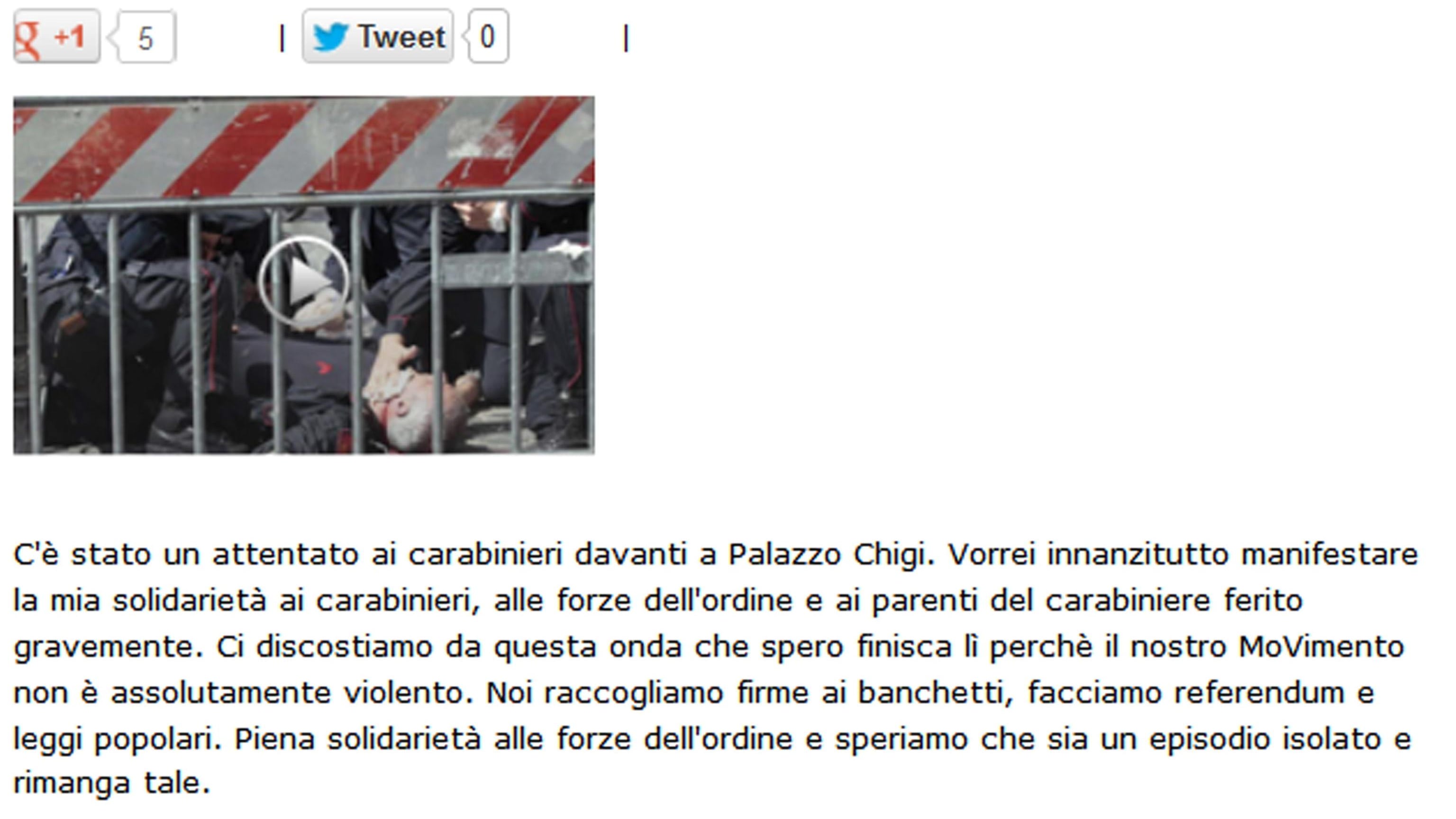 Delirio a Cinque Stelle: "Prendi meglio la mira"