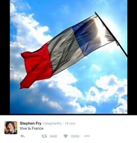 Attentati di Parigi: la reazione dei VIP su Twitter 26