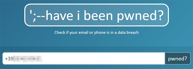Facebook leak, I Have Been Pwned