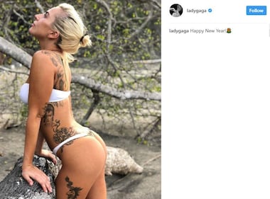 Lady Gaga, lato b scolpito in vacanza 3