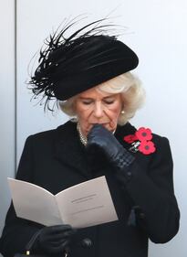 La Regina Elisabetta II, Camilla Parker Bowles e Kate Middleton al Remembrance Day: foto 8