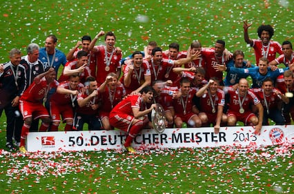 Ecco i festeggiamenti dei grandi club europei di calcio 9