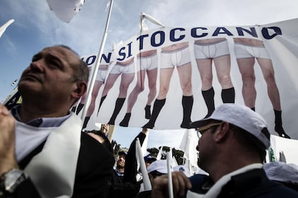 La manifestazione degli imprenditori a Roma 5