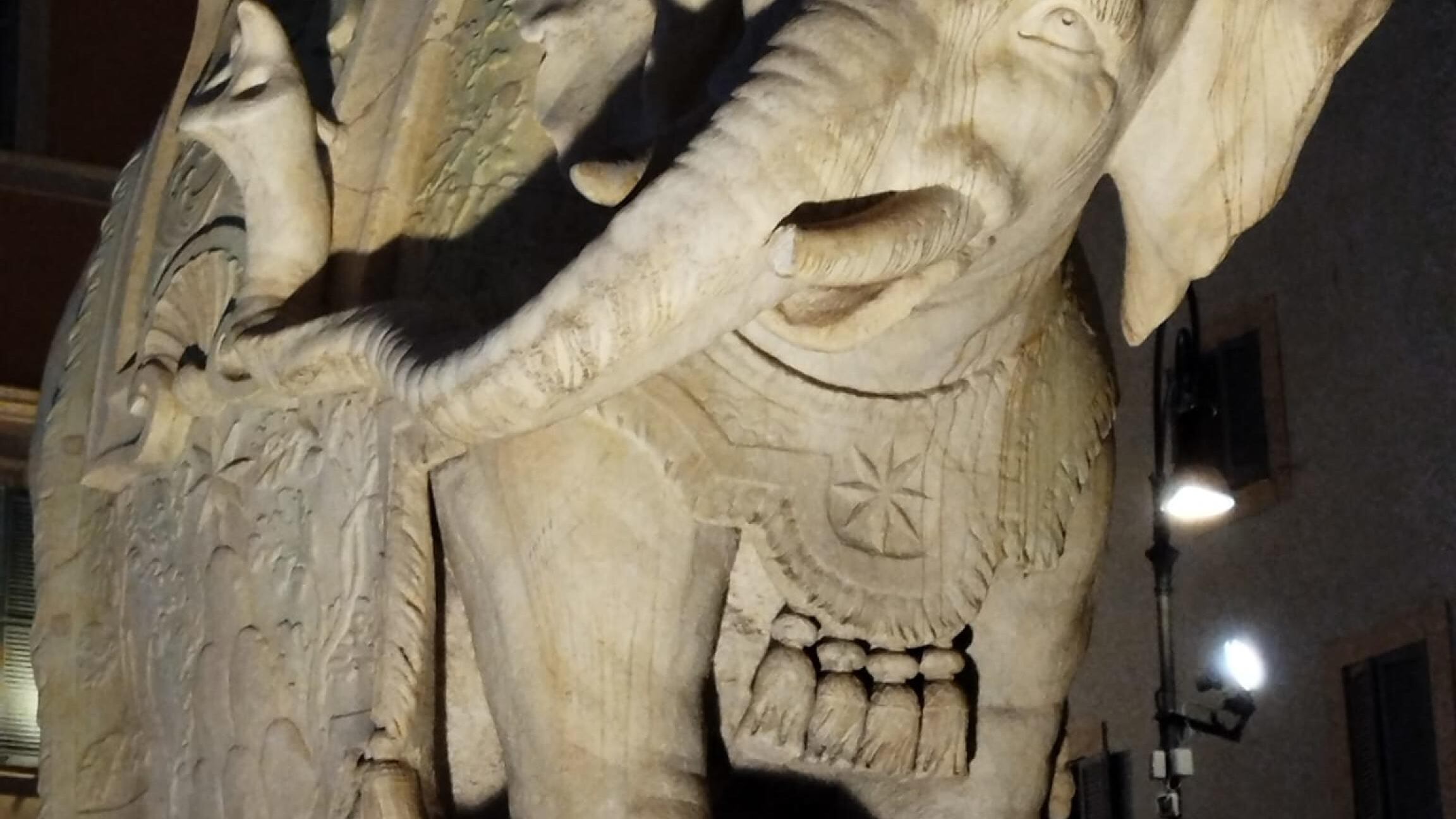 Staccata una zanna all'elefante: nuovo sfregio alla statua di Bernini a Roma