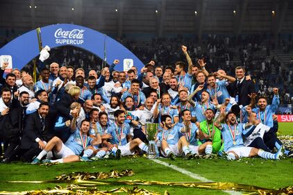 Lazio in trionfo a Riad: le immagini della festa biancoceleste 6