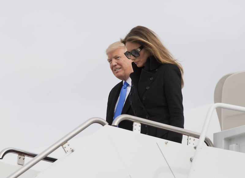 Melania e Donald Trump, coppia presidenziale 39