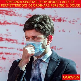 Ecco la satira del giorno. Coprifuoco alle 23 1