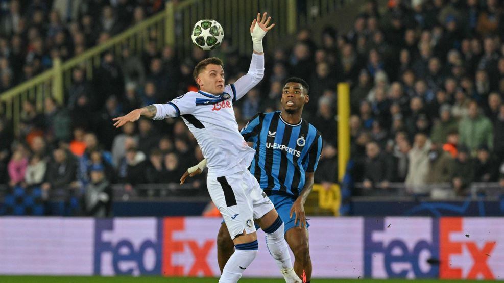 Champions, Atalanta beffata a Bruges