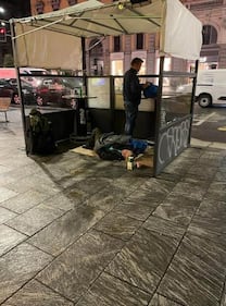 Degrado nel quartiere dello shopping milanese 2