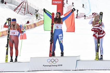 La Goggia vince l'oro nella discesa 2