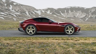 Ferrari 12Cilindri Manuale come il suo selettore di marce