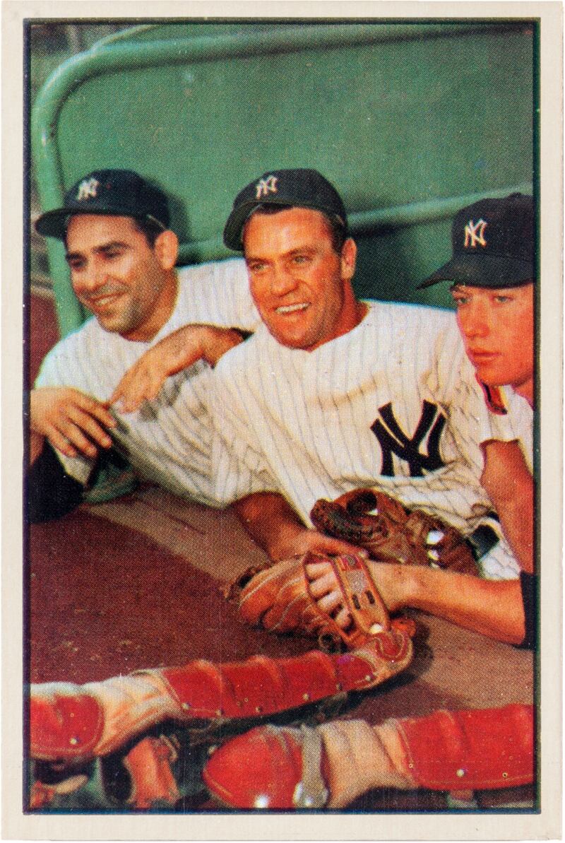 Yogi Berra Mickey Mantle 1953 Wikimedia